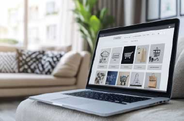 User experience design for ecommerce websites showing intuitive layout, navigation, and product pages.